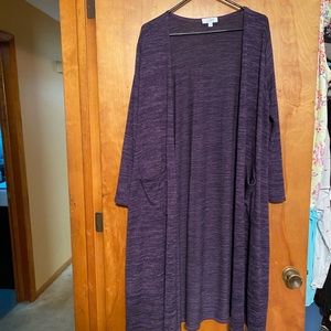 Lularoe purple Sarah EUC size L
